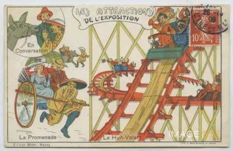 Les attractions de l'Exposition